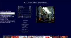 Desktop Screenshot of neighborhoodbarbers.com